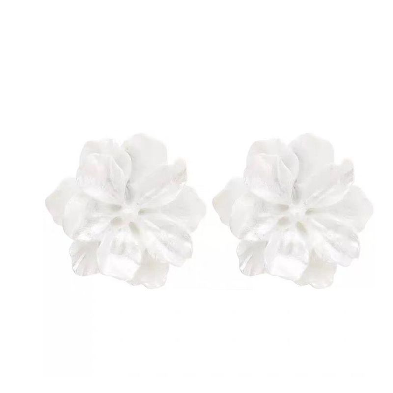 Orecchini a bottone micro-intarsiati con fiocco di neve super fatato in argento S, di alta qualità, per donna, leggeri e di lusso_voghion.com