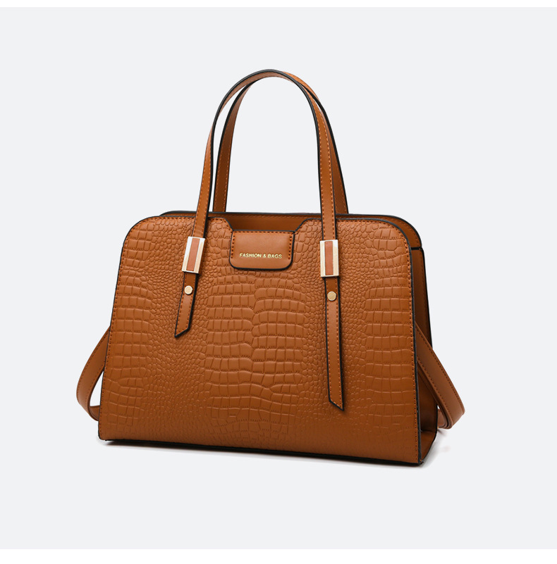 Bolsas femininas bolsa 2023 novo conjunto de multi peças em relevo bolsa feminina ombro único diagonal cruz carregando bolsa mãe bolsa feminina_voghion.com