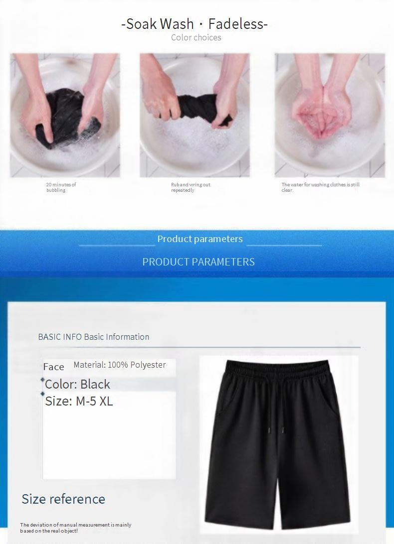 Men's Summer Shorts - Lightweight Stretchy Casual Gym Beach Shorts With Elastic Waistband, Quick-Dry & Anti-Wrinkle_voghion.com