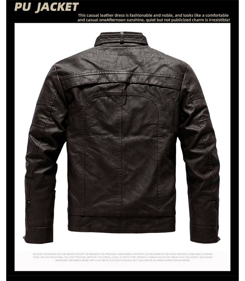 Le giacche in pelle da uomo sono alla moda e alla moda. Le giacche in pelle di alta qualità e le giacche in pile sono di tendenza._voghion.com