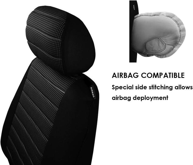 Set completo di tessuti universali per la maggior parte delle berline, SUV e camion, protezioni per sedili anteriori e posteriori._voghion.com