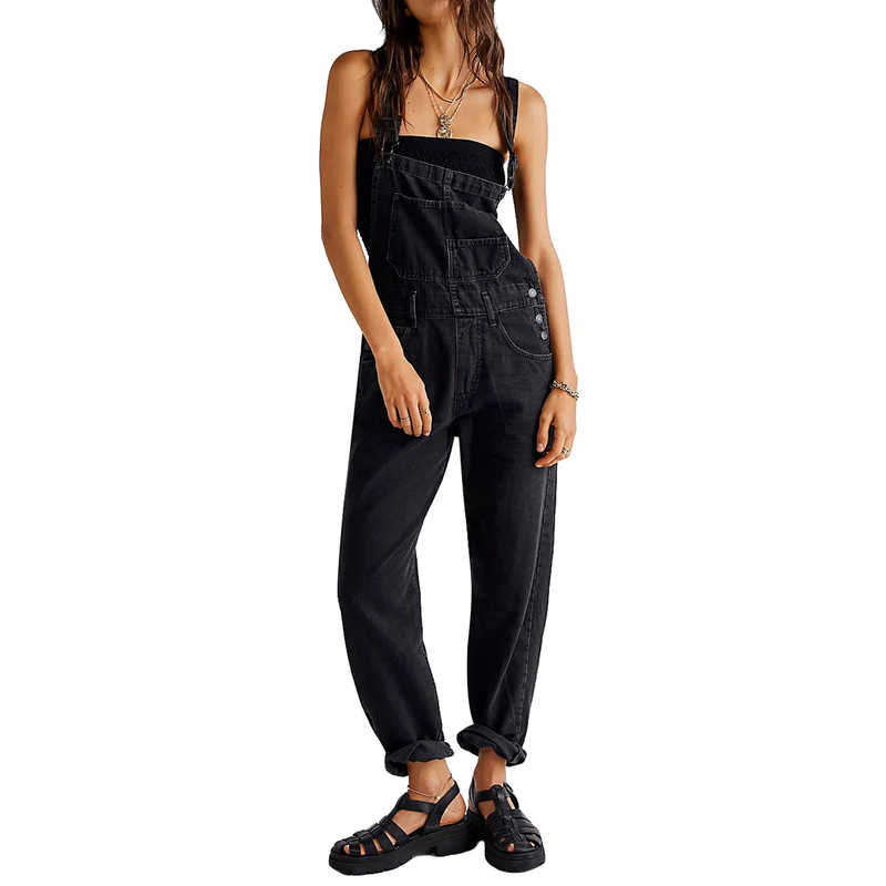 casual loose denim overalls trousers for women_voghion.com