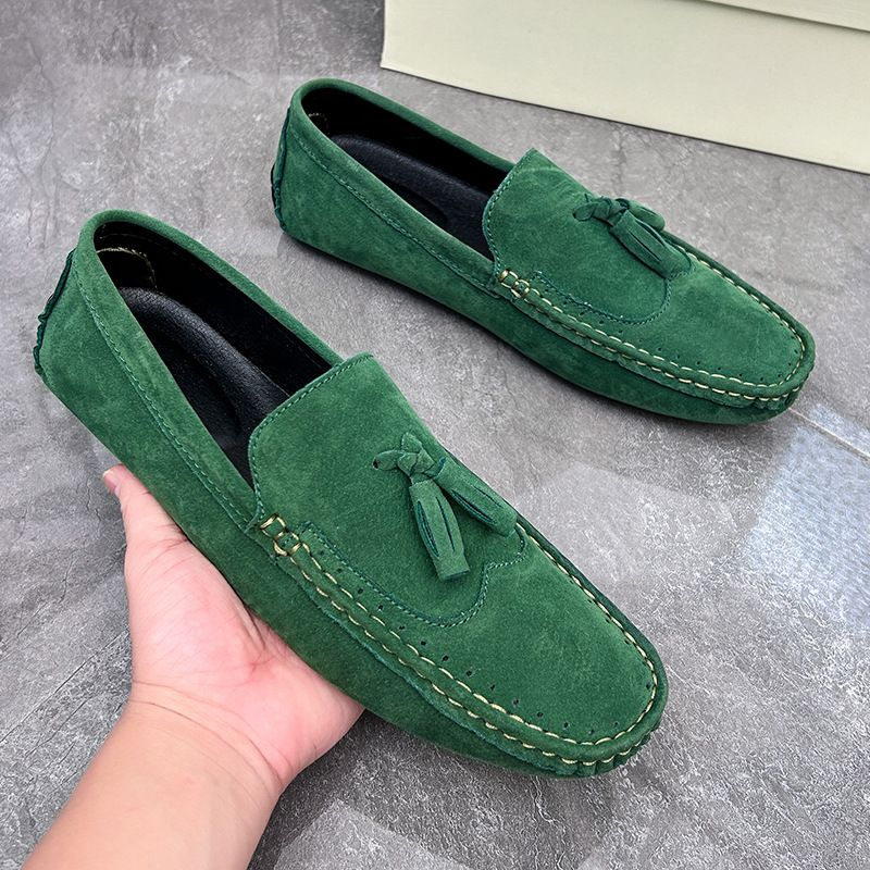 Brock Beanie – chaussures pour hommes, style britannique, grande taille, couvre-pieds décontractés, mocassins de conduite, printemps-automne 2024_voghion.com