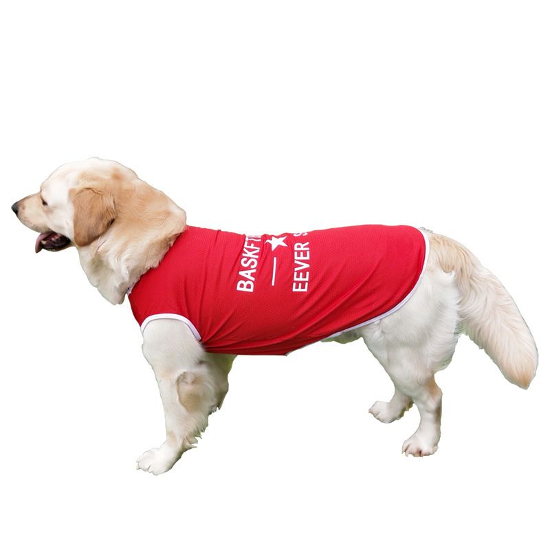 Abbigliamento estivo per cani di taglia grande, per Golden Retriever, Border Collie, Labrador, Samoiedo, stile sottile_voghion.com