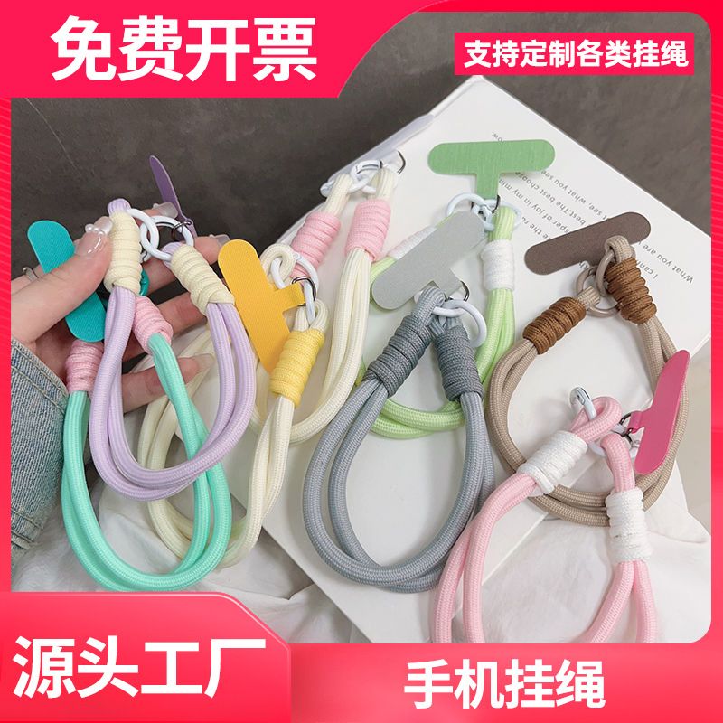 CyberGear INS - Funda ligera y versátil para teléfono, corta, con cordón, color macarrón, resistente, con clip para muñeca, correa antipérdida para mujer_voghion.com