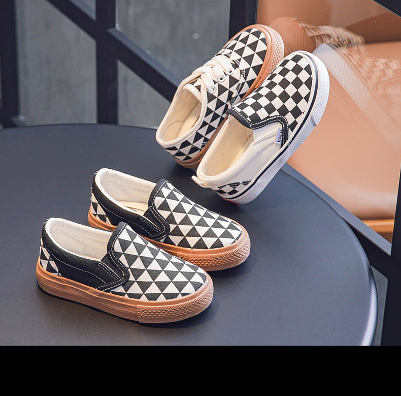 One Step Canvas 2023 Winter Plush Small, Medium, Large Children's Board Shoes Boys and Girls Korean_voghion.com