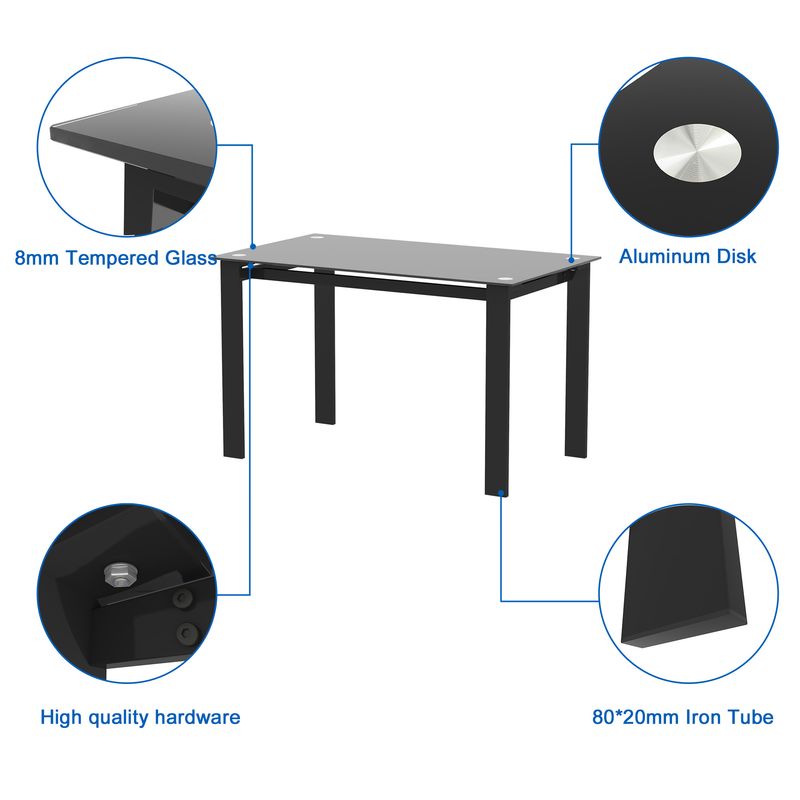 dining table; safety and easy to clean; Multi-function Table For Dining and Living Room_voghion.com