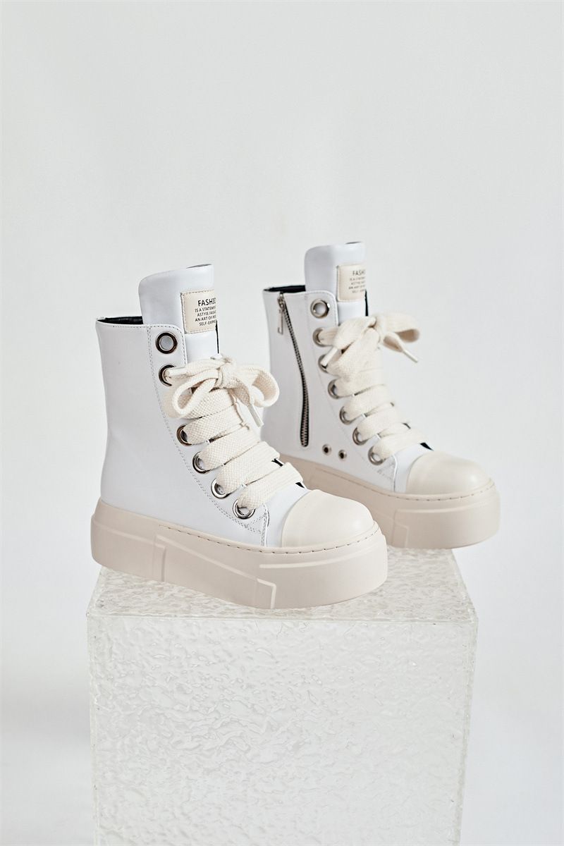 Herrskor Stor storlek Damskor Skor Par High Top Sneakers Supply All Match Tjock botten förhöjning Herrskor_voghion.com