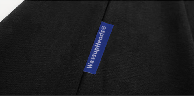 Herren WASSUP HEODS Kurzarm-T-Shirts für Männer und Frauen, schwere reine Baumwolle, locker und vielseitig, Studentenpaar, Halbarm_voghion.com