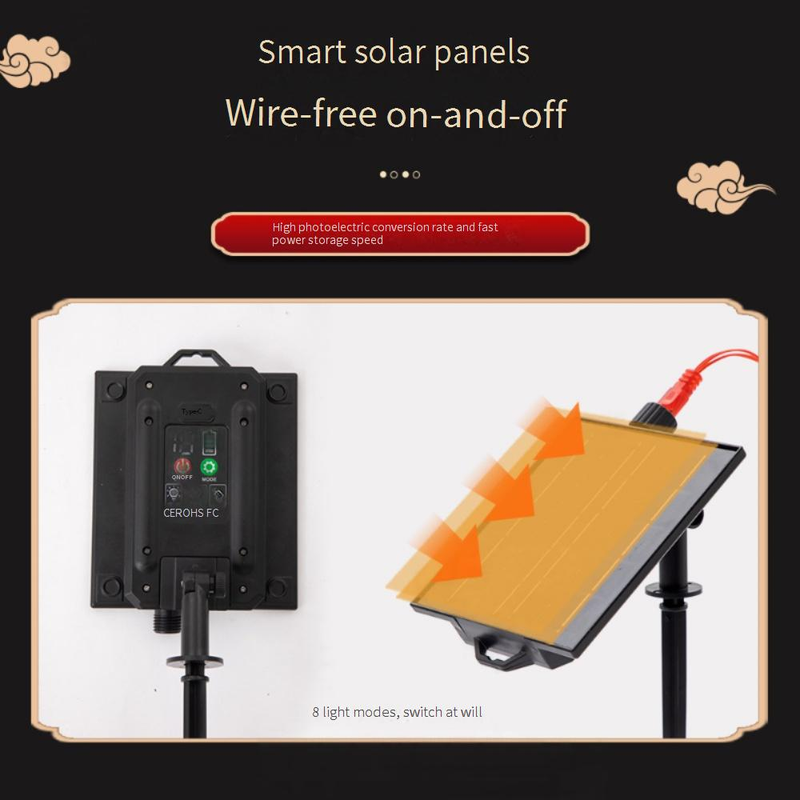 Solar Powered Outdoor Lanterns - Waterproof LED Hanging Lights For Garden, Patio, And Festive Decor_voghion.com