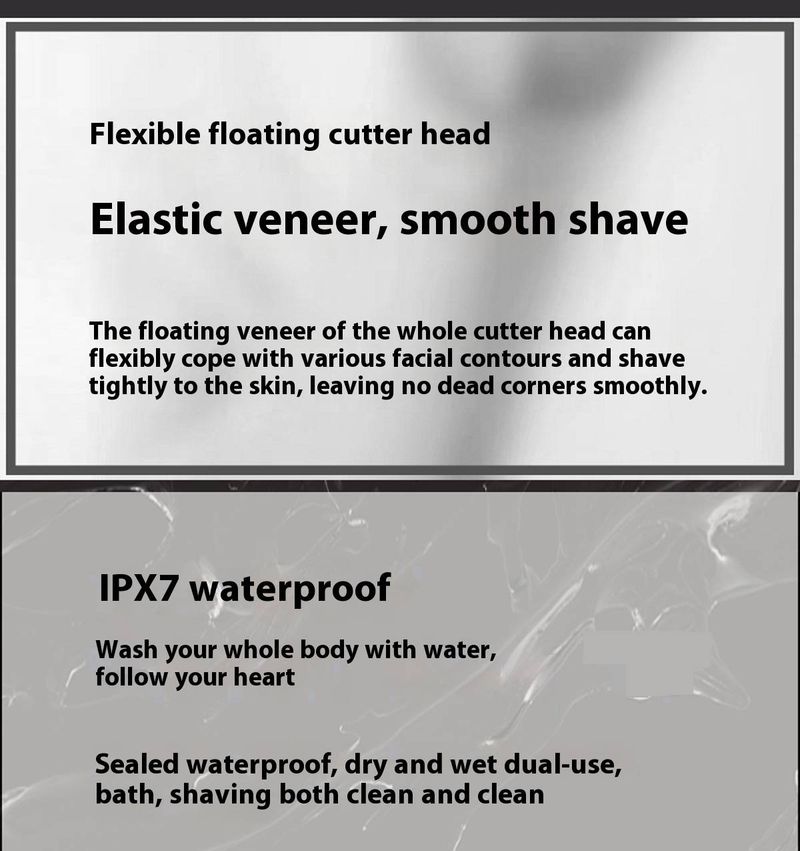 Capsule Electric Shaver – Rechargeable Rotary 1-Blade Razor, 60-Day Battery, Waterproof & Travel-Friendly, Ultra-Quiet_voghion.com