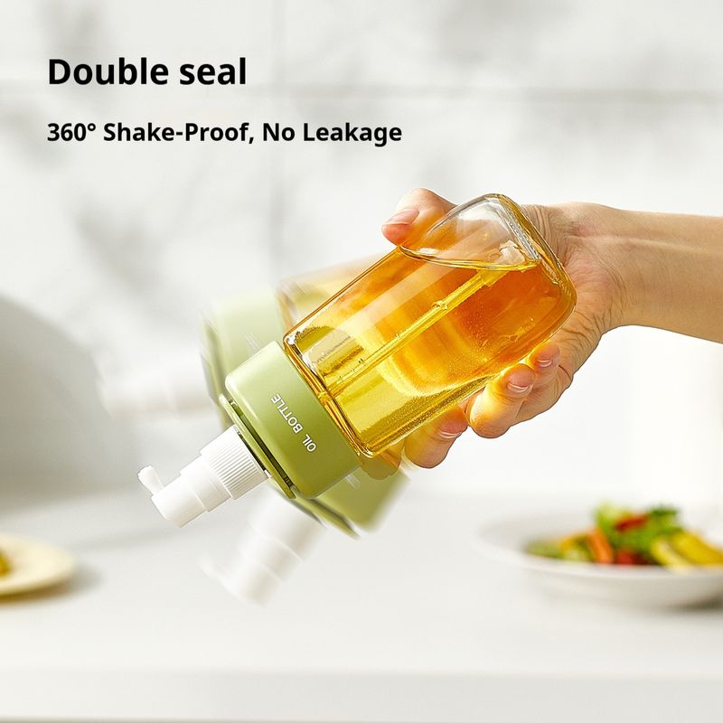Glass Oil Spray Bottle For Cooking, 200ml Kitchen Oil Mister With Fine Mist Sprayer, Non-Stick Oil Dispenser For Baking, Grilling, Salad_voghion.com
