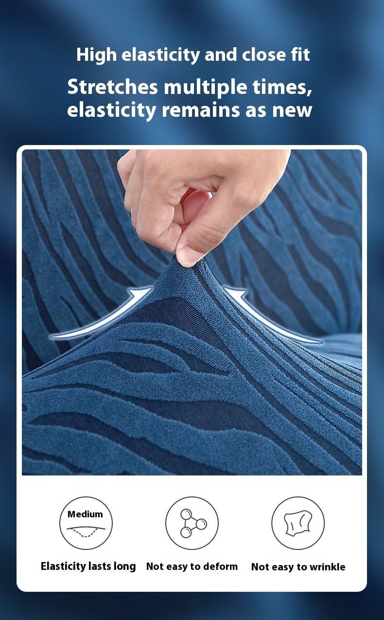 Copridivano elastico, copridivano estensibile a copertura totale, tessuto in poliestere spesso, design senza braccioli, colori a righe e tinta unita_voghion.com