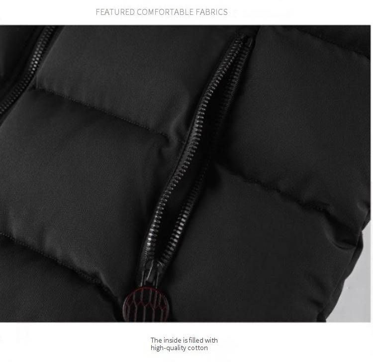 Steppweste für Herren – leichte Thermo-Arbeitskleidung mit Reißverschluss (Armeegrün/Marineblau/Schwarz, L-XXXL)_voghion.com