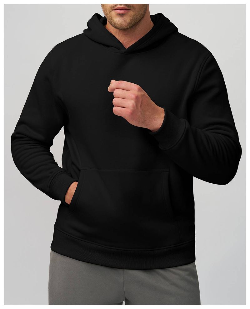 Felpa con cappuccio sportiva casual da uomo FiveHappyiness in pile, pesante, morbida, per pendolari, viaggi e attività all'aperto 1204_voghion.com