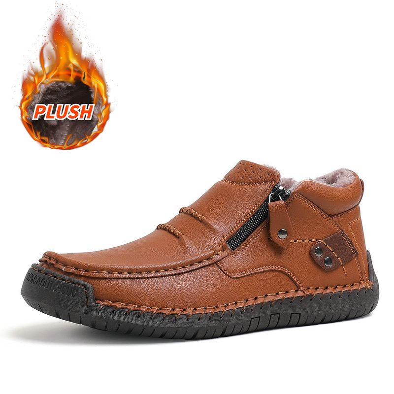 NEU: Bestseller Herrenschuhe in großen Größen, Outdoor-Freizeitschuhe, Ein-Schritt-Martens-Stiefel mit flacher Sohle_voghion.com