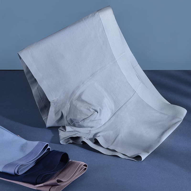 3-Pack Men's 60-count Long-staple Cotton And Silk Boxer Briefs_voghion.com