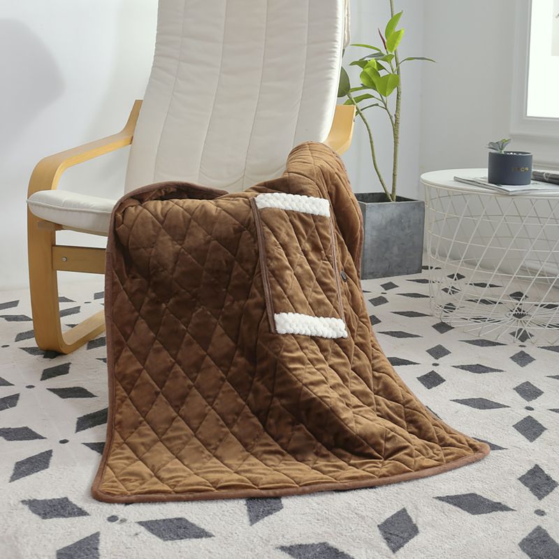 Heizdecke mit USB-Stecker, waschbare Materialien aus Polyester, unter 36 W, warme Hände und Füße, unverzichtbar für die Mittagspause im Homeoffice._voghion.com