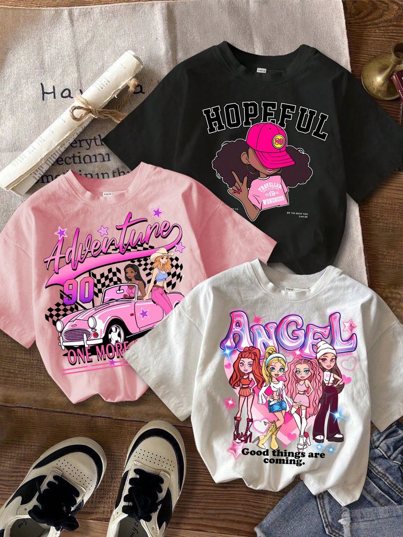 Dječja odjeća Dječja odjeća Majice kratkih rukava za srednje i velike dječake i djevojčice Majice_voghion.com