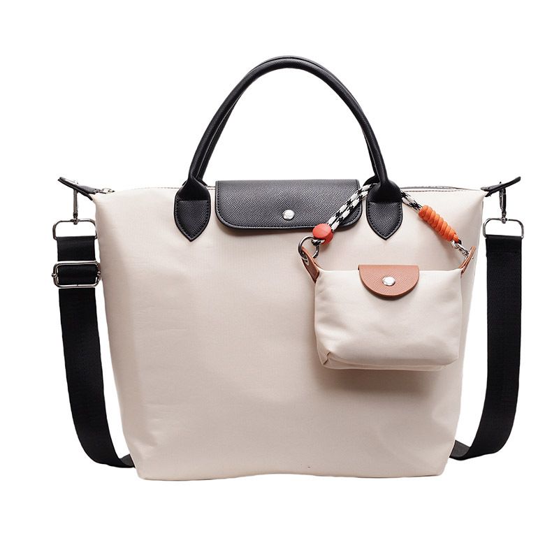Borsa da donna, grande capacità, portatile, stile gnocco, alla moda, con tracolla a tracolla e giunzioni_voghion.com