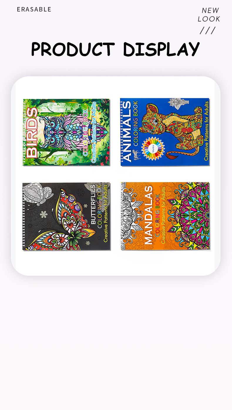 Libro da colorare per bambini, creativo, fai da te, farfalla, carta A4, libro da colorare per adulti, decompressione_voghion.com