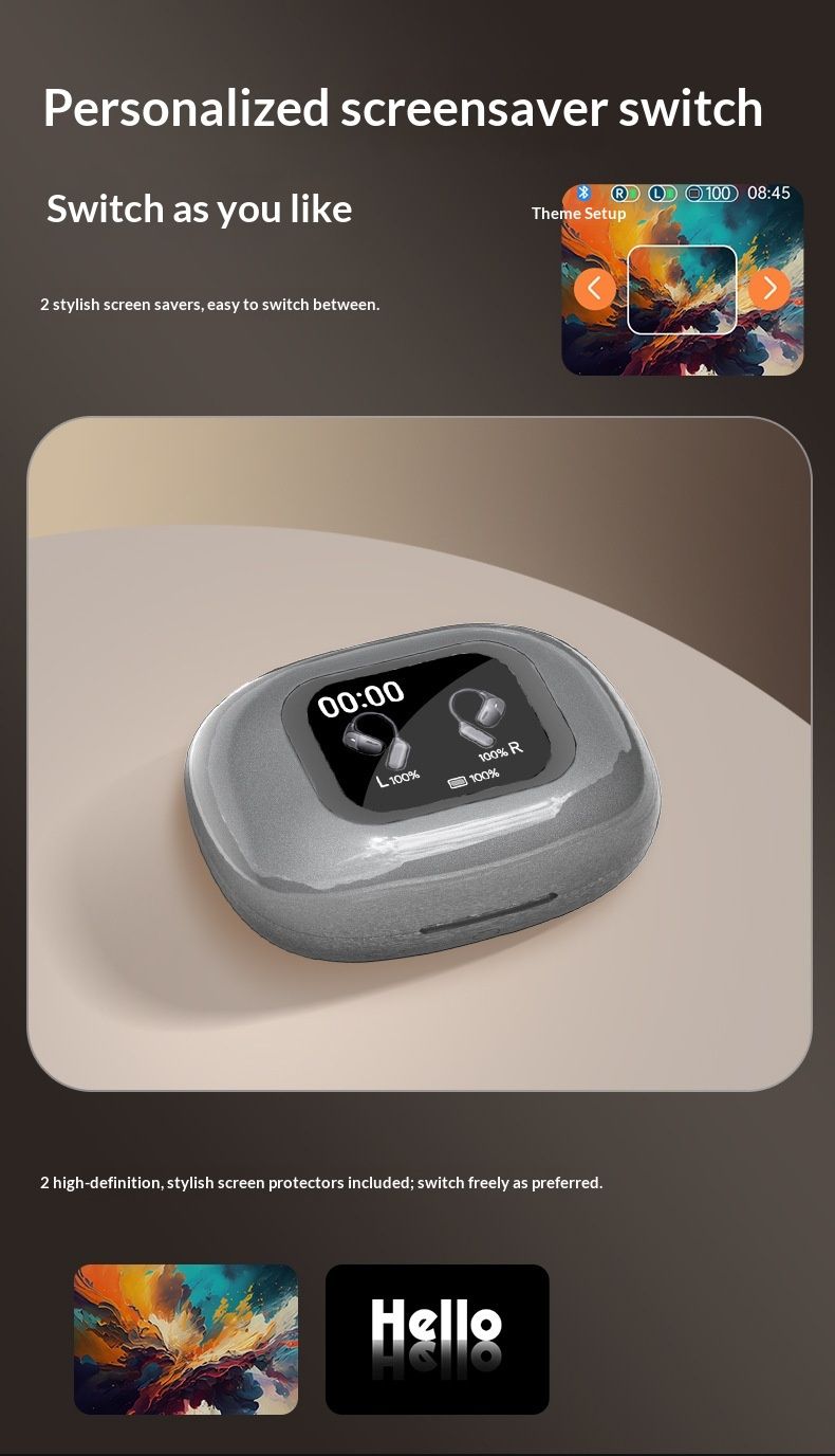 NeoGear JM16 Cross-border TK Smart Real-time Translation Wireless High-definition Sound Quality Ultra-long Battery Life_voghion.com