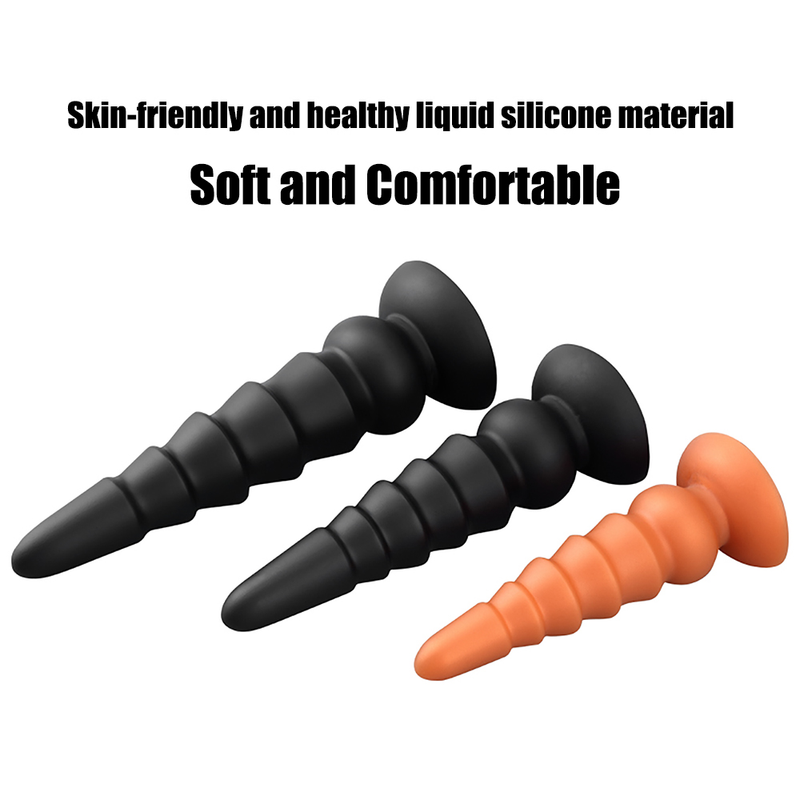 Silicone Huge Liquid Anal Plug Dildos Sex Product Big Butt Plug Soft Anal Dilator Stimulate and An_voghion.com