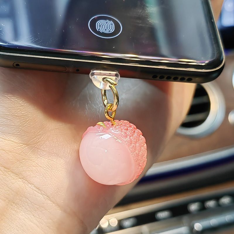 Dust Plug For Men Women, Fruit Pendant, A Pple Android Type-C Phone Charging Port, Earphone Hole, Waterproof And_voghion.com
