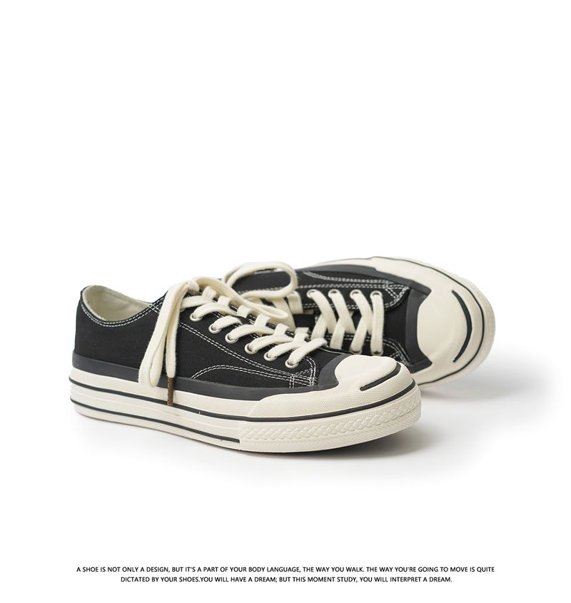 2024 novos sapatos brancos masculinos e femininos com sola grossa e respirável, lona com aumento de altura e cano baixo, da moda, japoneses e_voghion.com