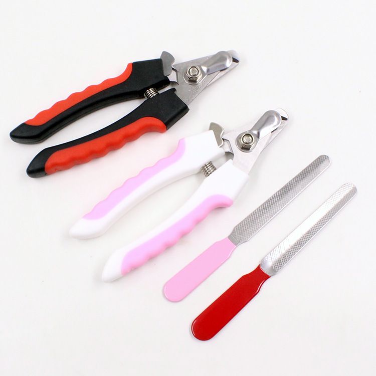 mit Feile Hundeknipser Cutter Pet Care Nagelwerkzeug-Set_voghion.com