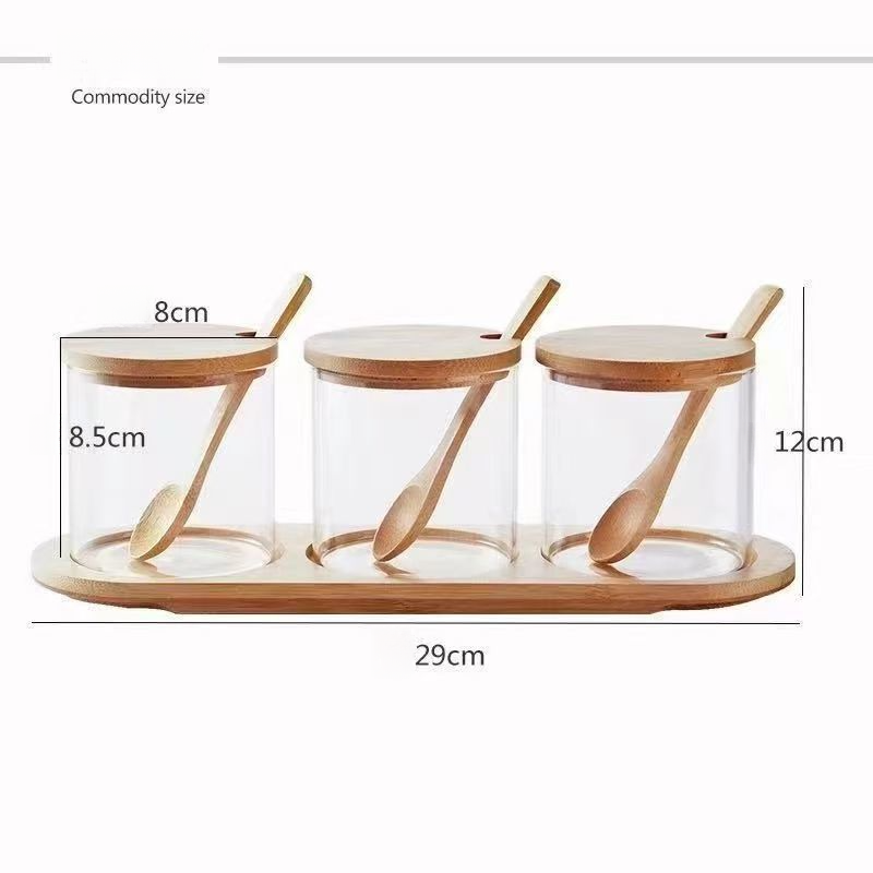 Hitzebeständiges, explosionsgeschütztes Glas mit hohem Borosilikatgehalt, Ins Style, für die Küche, unverzichtbare Haushaltsgewürzflasche, Anti-Schimmel_voghion.com
