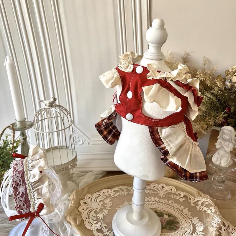 Spring Summer Autumn New Year Puppy Cat Princess Dress For Pomeranian Bichon Frise Yorkshire Terrier Small Dogs_voghion.com