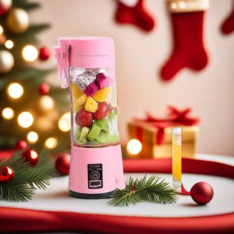 Mini spremiagrumi portatile tazza USB ricaricabile Mixer 6 lame spremiagrumi spremiagrumi frullatore frullato 1800mAh spremiagrumi manuali_voghion.com