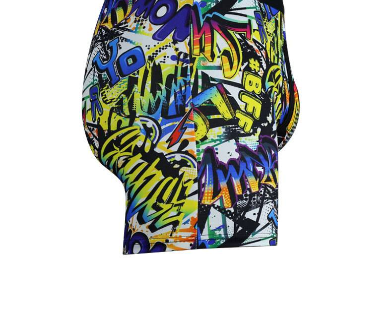 NOKO 3-pack Men's Underwear Side Opening And Lengthened Printed Men's Boxer Briefs_voghion.com