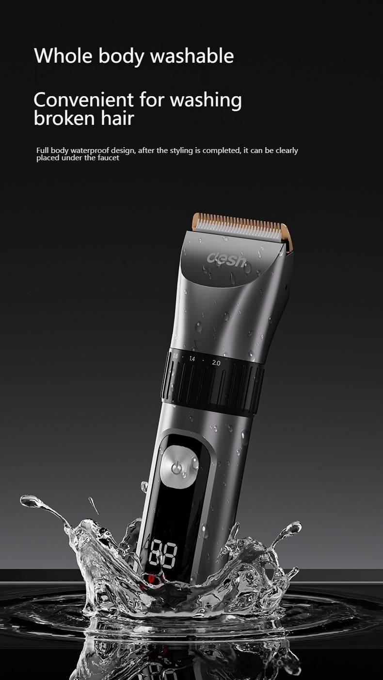 Dexter Professional Hair Clipper For Men, Women & Kids - Rechargeable, Cordless, LCD Display, Ceramic Blade, Waterproof_voghion.com