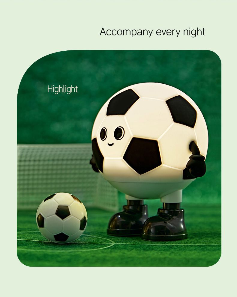 Pat Schlafzimmer Kinder Junge Silikon Augenschutz Fußball Fan Tischlampe Nachttisch Schlaf Nachtlicht 2025 Atmosphäre Licht_voghion.com