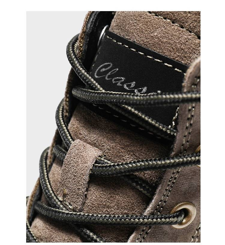 Stivali Martin unisex classici in pelle con suola spessa, antiscivolo e rialzanti, stivali casual alti per uomo e donna_voghion.com