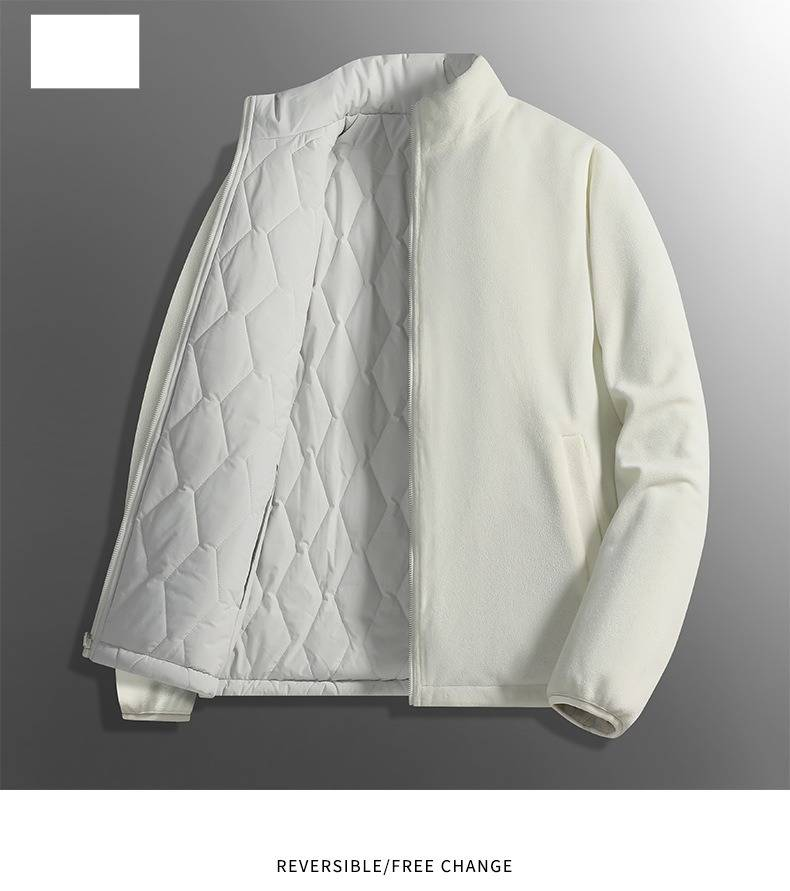 Leichtgewichtige, wendbare Winterjacke für Herren – Slim Fit Steppmantel mit Stehkragen für Business Casual und Alltag_voghion.com