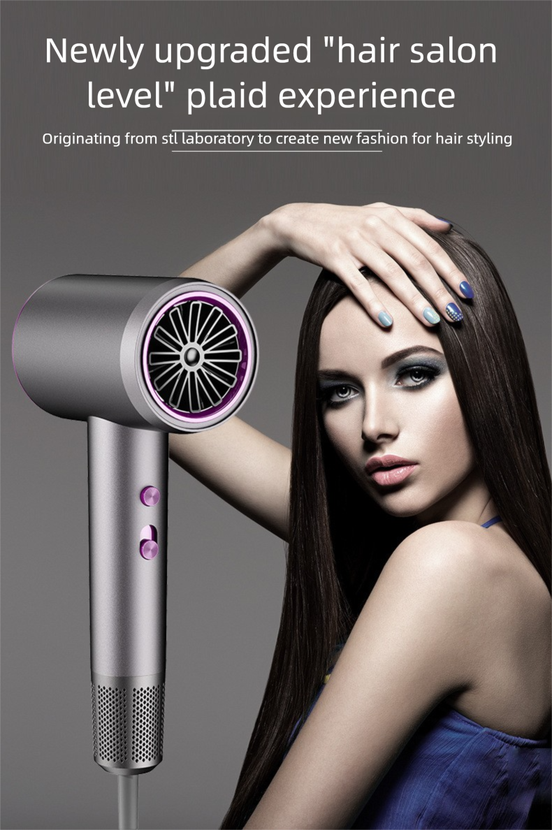 High-Speed Negative Ion Salon Home Use Constant Temperature High Power Quick-Dry T-Shaped Hair Dryer_voghion.com