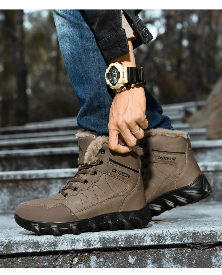 Snow Boots Casual Men's Shoes Stylish Versatile_voghion.com