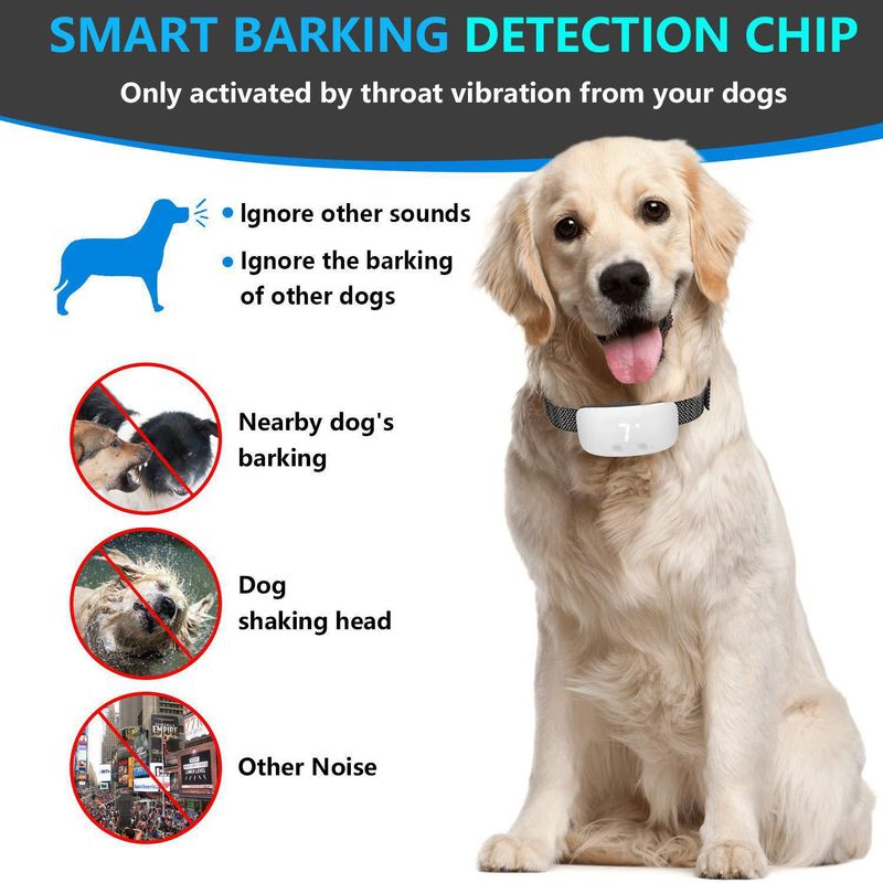 2024 New Touch Dog Training Device Pet Supplies Black And White Available Precise Anti-Barking_voghion.com