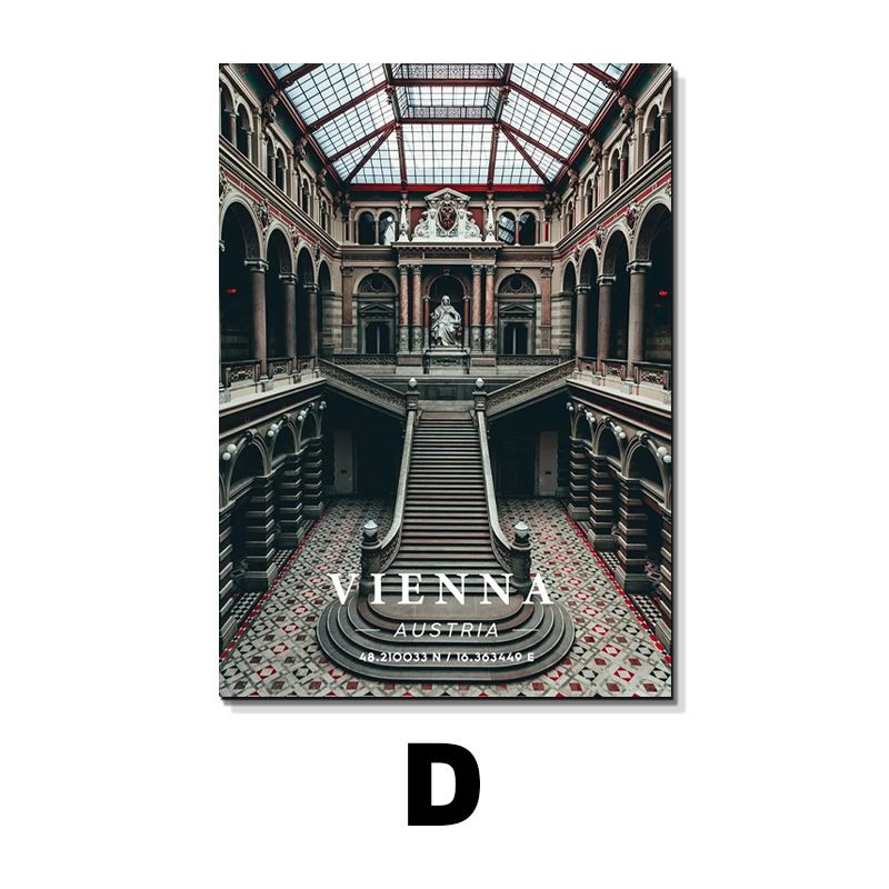 World Famous Architecture Living Decorative Light Luxury Dining Room Frameless Sofa Background Hanging Home High_voghion.com