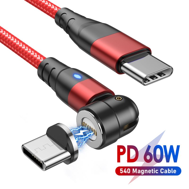 Circular PD60W Light For Mobil Phon Charging, Thr In On Magntic Suction 540 Dgr 3A Fast Charging Bnt Data_voghion.com