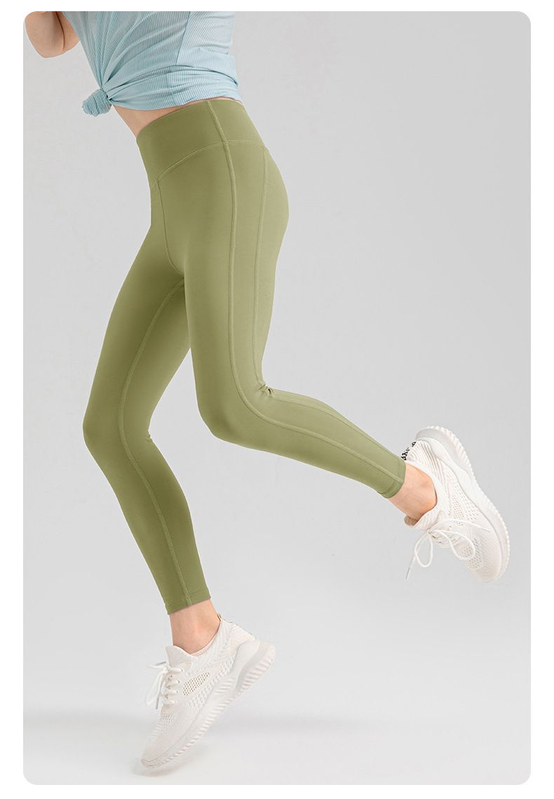 Fete mici îmbrăcăminte de vară respirabil de înaltă elasticitate pantaloni de yoga Cloud Sense piele prietenoasă sport dans antrenament alergare fitness pantaloni_voghion.com