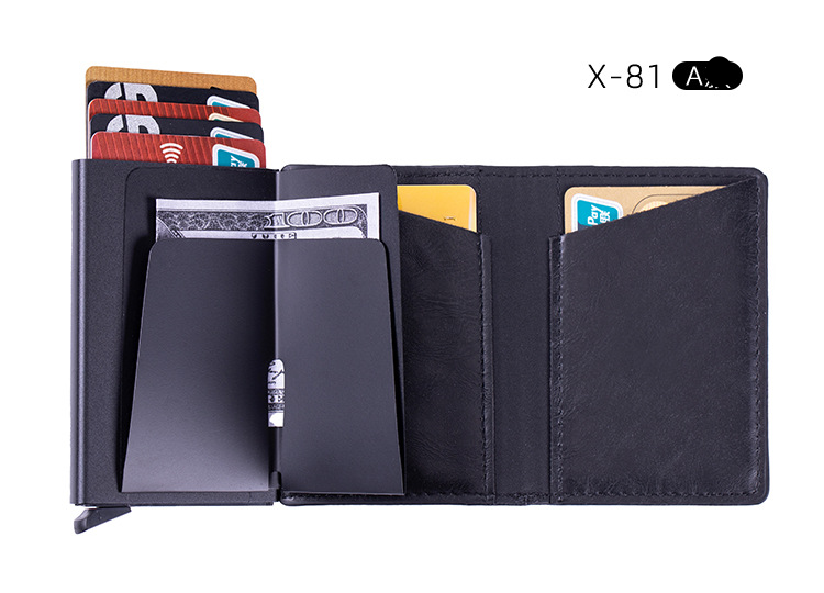 Airtag location tracker pickup wallet can be installed, simple creative business multi-function wallet wallet card Package X-81_voghion.com
