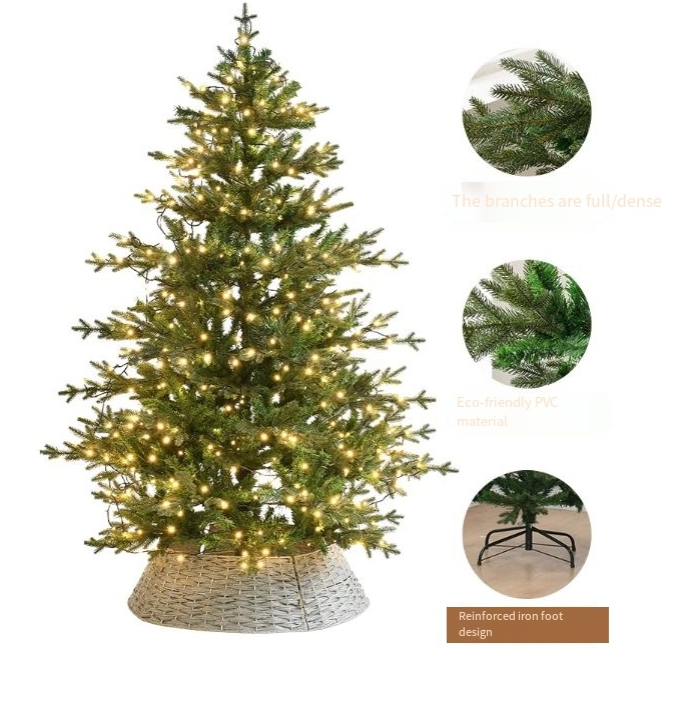 Weihnachtsbaum leuchtende Dekoration kahler Baum Weihnachtspe Simulation Verschlüsselung großer Luxus Weihnachtsbaum_voghion.com