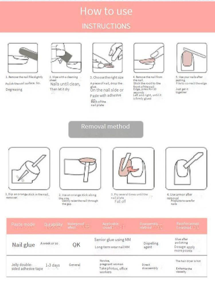 Beauty Health Simple French Style Explosive Flash Full Nail Drill Foot Nail Art Patch Summer New Product Bright Wearable Patch_voghion.com