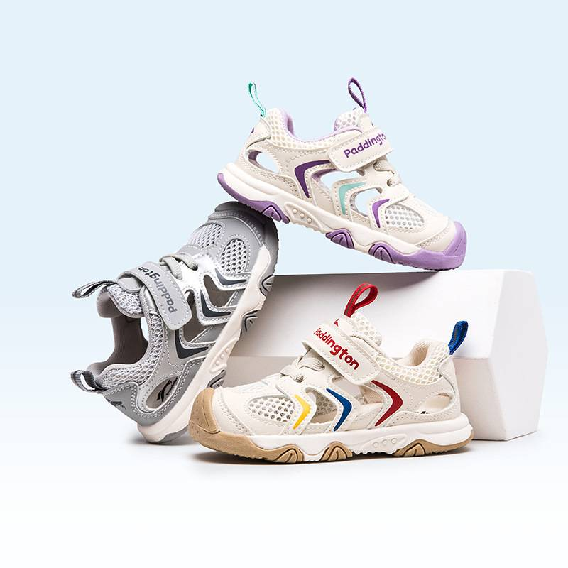 Kinderschuhe Paddington Sommersandalen Neue rutschfeste atmungsaktive Kleinkinderschuhe für Jungen Freizeitschuhe für Mädchen Bequeme Funktionsschuhe_voghion.com