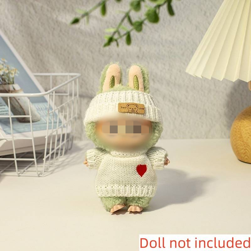 New Series 1st And 2nd Generation Universal Keychain Bag Accessories Sweater Design Set (Sweater Only)_voghion.com
