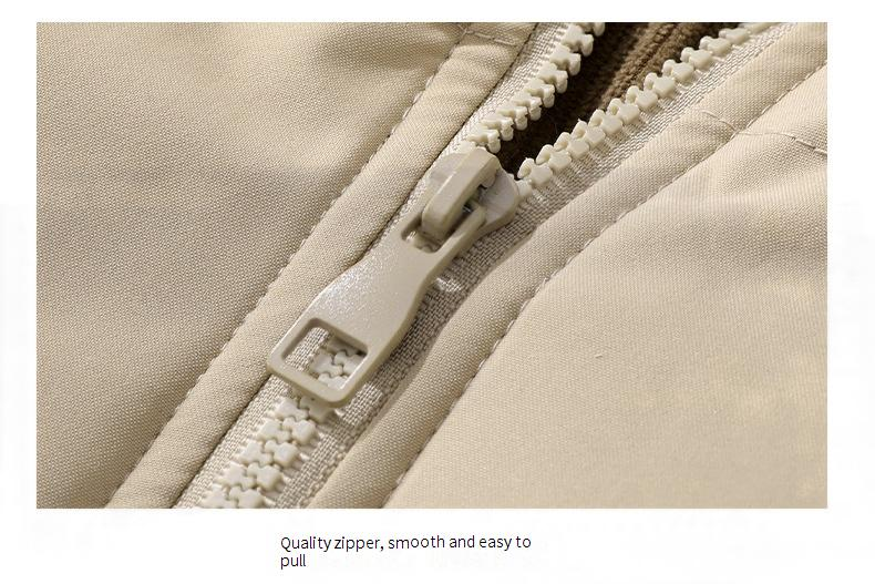 Piumino in velluto a coste da uomo – Cappotto invernale con cappuccio color block (imbottitura in poliestere, cappuccio staccabile, 3 colori)_voghion.com